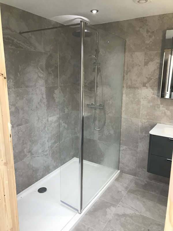 walk-in shower