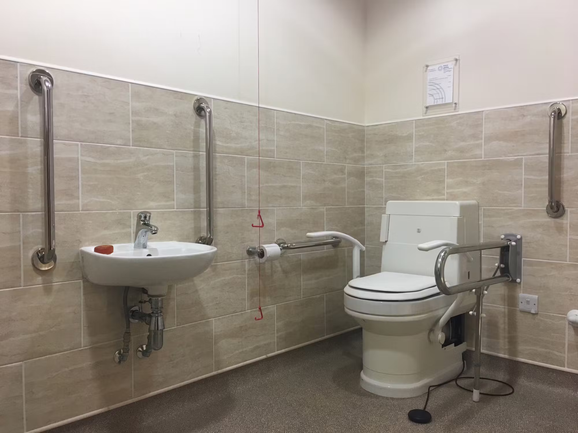 disabled toilet showroom installer preston