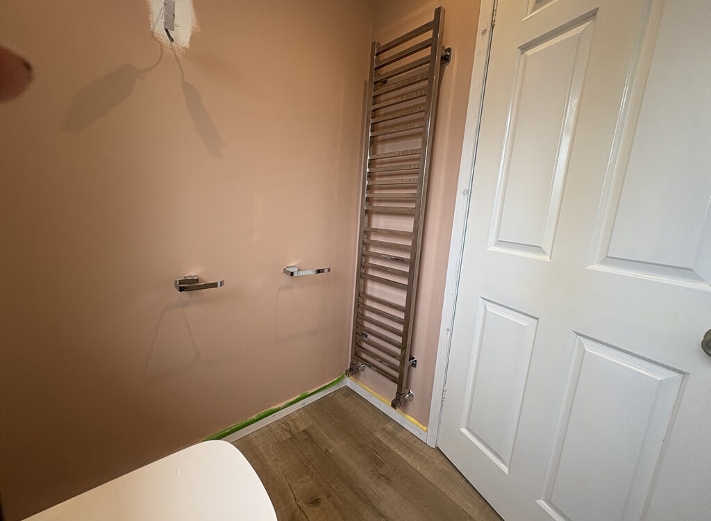 Modern small bathroom renovation in Preston